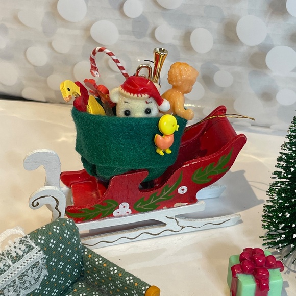 Calico Critters Sylvanian Families 🐻Luxury Living Room Christmas set - Picture 3 of 14